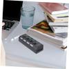 DOITOOL Port Hub with Independent High Speed Chip USB Concentrator for Computers Overload Protection No Driver Needed Black with US Plug view 3