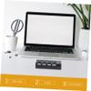 DOITOOL Port Hub with Independent High Speed Chip USB Concentrator for Computers Overload Protection No Driver Needed Black with US Plug view 4
