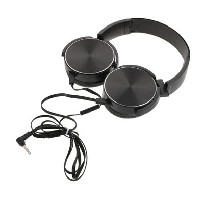 DOITOOL Portable Wired Stereo Gaming Headset with Noise Reduction Comfortable Over Ear Music Headphones for Computer and School Age Users Stylish Black Design