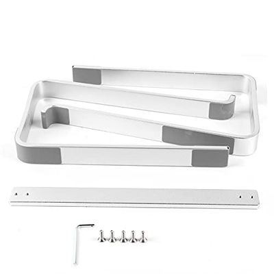 Aoaoy Laptop Riser, Laptop Stand for Desk, Ergonomic Aluminum Alloy Desktop Stand Computer Riser Cooling Shelf for Home Office