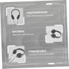 SHINEOFI Lightweight Wired Over Ear Gaming Headset with Surround Sound Stereo Noise Isolating Microphone Comfortable Breathable Earmuffs for Computer and Long Gaming Sessions view 3