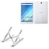 BoxWave Stand and Mount Compatible with Acer Iconia One 8 (B1-870) - Compact QuickSwitch Stand, Portable Multi Angle Viewing Foldable Riser - Metallic Silver view 1