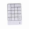 FAUOSWUK 2.4G Numeric Keypad, 18 Key Wireless Numeric Keypad USB Numpad Wireless Number Pad Portable for Notebook Laptop Computer (White) view 1