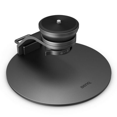 BenQ Desktop Projector Stand  Portable, Stable Design, Tilt 20, Rotate 360, Lock with Switch, 1/4" Screw, Metal Base, Anti-Slip Pads, for GP520 and Other Projectors
