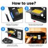 OAWMWAOA Cassette Adapter for Camcorders SVHS VHS-C to VHS, Compatible 12mm Tapes, Motorized VHSC Cassette Converter (Not Compatible with 8mm / MiniDV / Hi8) view 2