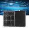 FAUOSWUK 22 Key Numeric Keypad, BT5.0 and 2.4G Wireless Numeric Keypad with Type C Interface Portable Wireless Number Pad Plug and Play (Gray) view 3