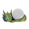 Costume Wizard Dragon Stand for Echo Dot 4th/5th Gen, 3D Printed Dragon Amazon Echo Desktop Speakers, Holder for Echo Dot 5th Gen Echo Dot 4th Gen, Made in USA (Green Purple) view 1