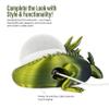 Costume Wizard Dragon Stand for Echo Dot 4th/5th Gen, 3D Printed Dragon Amazon Echo Desktop Speakers, Holder for Echo Dot 5th Gen Echo Dot 4th Gen, Made in USA (Green Purple) view 3