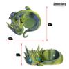 Costume Wizard Dragon Stand for Echo Dot 4th/5th Gen, 3D Printed Dragon Amazon Echo Desktop Speakers, Holder for Echo Dot 5th Gen Echo Dot 4th Gen, Made in USA (Green Purple) view 4