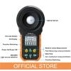 UV Meter, PM6612L LED Colorful Brightness Tester Light Meter 200000 LUX Handheld Digital Luxmeter Luxometro Enviromental Tester view 2