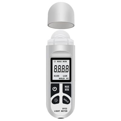 UV Meter, DY32 Lux Meter 0~200,000lux Portable Range Light Meter Pocket Design High Precision illuminometer lux/fc Photometer Tester
