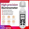 UV Meter, DY32 Lux Meter 0~200,000lux Portable Range Light Meter Pocket Design High Precision illuminometer lux/fc Photometer Tester view 3