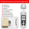 UV Meter, DY32 Lux Meter 0~200,000lux Portable Range Light Meter Pocket Design High Precision illuminometer lux/fc Photometer Tester view 4
