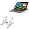 BoxWave Stand and Mount Compatible with Voyo i7 - Compact QuickSwitch Stand, Portable Multi Angle Viewing Foldable Riser - Metallic Silver view 1