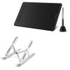 BoxWave Stand and Mount Compatible with Huion Inspiroy H950P - Compact QuickSwitch Stand, Portable Multi Angle Viewing Foldable Riser - Metallic Silver view 1