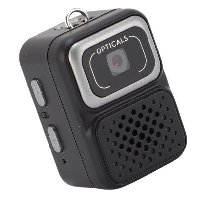 Zunate Mini Keychain Camera, 2MP Tiny Portable Small Cameras, 1080P HD Video Recorder with 32GB Storage Card, Vintage Compact Micro Camera for Travel Recording (Black)