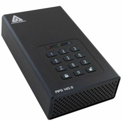 Apricorn - ADT-3PL256F-24TB - 24tb Aegis Padlock Dt Fips Secure USB 3.0 256-bit AES Hw Encry