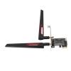 XUMIUZIY Game Wireless Network Card, PCIIEX1 Enhanced Signal Reception Stable Connection 1435ac 4.1 Plug and Play WiFi Wireless Adapter for 7 8 10 (10DB Antenna) view 2