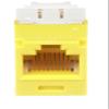 CJ688TGYL Pack of 50 Category 6 TX6 Plus Mini-Com UTP Jack Modules, Yellow, TG Style, Toolless, RJ45 Ethernet High Performance Network Module, T568A/T568B Wiring view 3