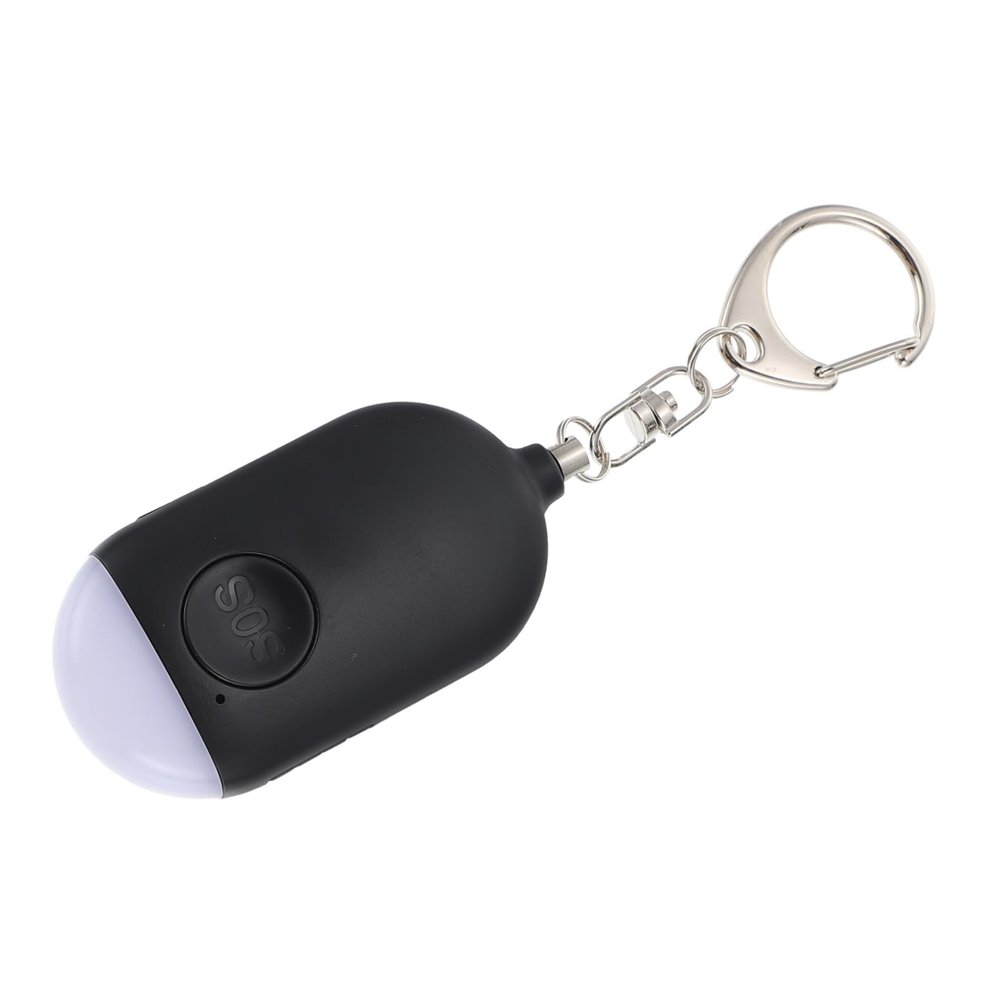 Angoily Rechargeable Portable Personal Alarm for with LED Light Compact Outdoor Safety Device Keychain Loud Emergency Siren for and