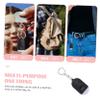 Angoily Rechargeable Portable Personal Alarm for with LED Light Compact Outdoor Safety Device Keychain Loud Emergency Siren for and view 3