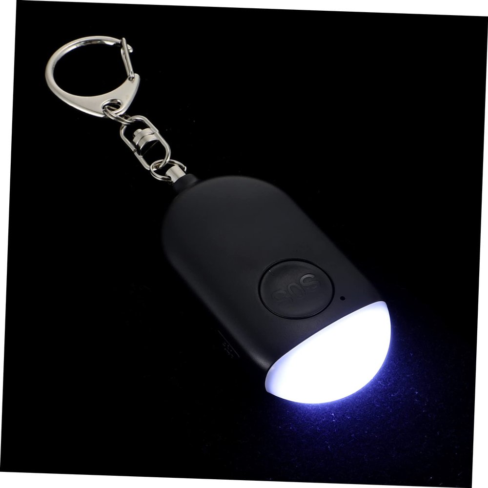Gatuida Rechargeable Personal Alarm for Women Siren with LED Light Compact Outdoor Safety Device for Night Running Hiking Camping and Travel Protection