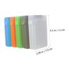 5pcs Hard Drive Protective Boxes Bulk Storage Case Shockproof Durable Plastic Hard Disk Storage Organizer for External Drives Office Use view 2