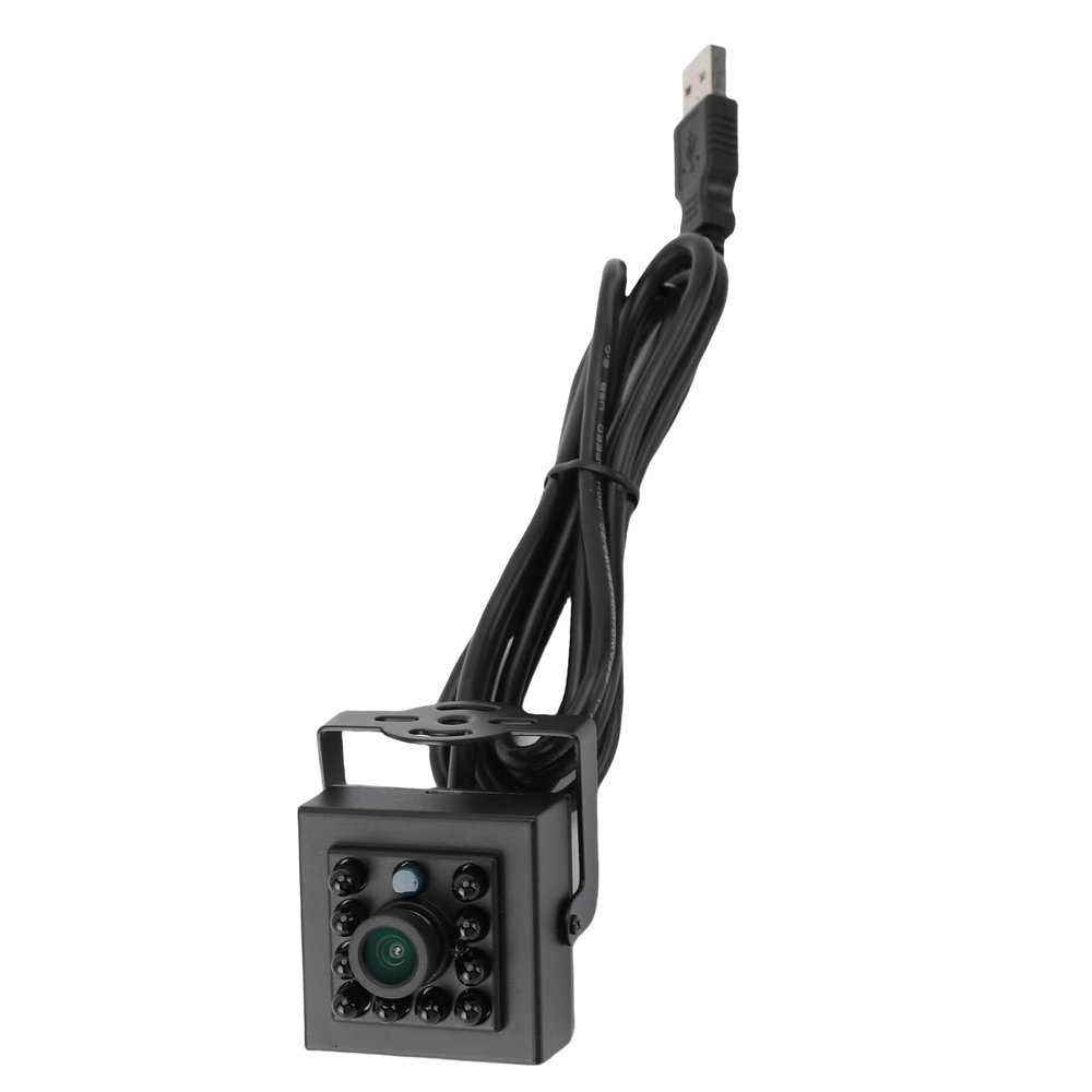 CCYLEZ UVC Plug and Play Webcam with Auto Low Light & Manual Exposure, USB Computer Camera, OTG Compatible Metal Aluminum Webcam with Brightness Control (5MP)