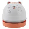 Akozon Akozon Portable Mini Desktop Vacuum Cleaner with Detachable Nozzle and Brush Cordless Table Dust Sweeper for Computers, Cars, and Small Spaces (Cats)