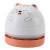 Akozon Akozon Portable Mini Desktop Vacuum Cleaner with Detachable Nozzle and Brush Cordless Table Dust Sweeper for Computers, Cars, and Small Spaces (Cats) view 3