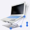 CAXUSD Foldable Adjustable Aluminum Alloy Laptop Stand Portable Notebook PC Holder Ergonomic Computer Support for Travel and Office Use Silver view 4