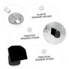 Artibetter Desktop Speaker Stand Holder White Tabletop Mount with Cord Management Compatible Sound Support view 2