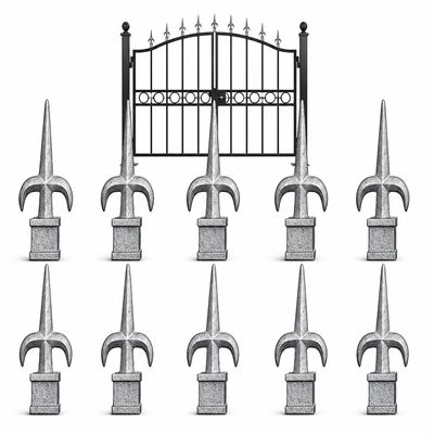 3/4" Cast Iron Finial, Gate Finial, Fence Topper, 218, Gate Toppers, Set of 10