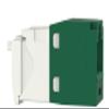 CJ688TGGR Category 6 TX6 Plus Mini-Com UTP Jack Module, Green, TG Style, Toolless, RJ45 Ethernet High Performance Network Module, T568A/T568B Wiring view 3