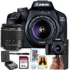 Canon EOS 4000D / Rebel T100 DSLR Camera w/EF-S 18-55mm F/3.5-5.6 Zoom Lens + 64GB Memory + Stabilizing Grip + Software Pack +More (Value Bundle) (Renewed) view 1