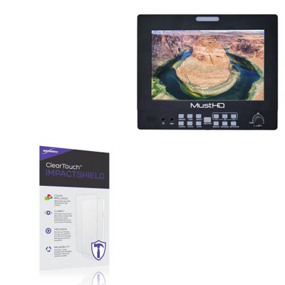 BoxWave Screen Protector Compatible With MustHD M703S - ClearTouch ImpactShield (2-Pack), Impenetrable Screen Protector Flexible Film