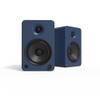 Kanto YU6 Powered Speakers with Bluetooth and Built-in Phono Preamp | 200W Peak Power | 1" Silk Dome Tweeter and 5.25" Kevlar Driver | Auto Standby and Startup | Remote Included | Pair | Matte Blue view 1