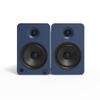 Kanto YU6 Powered Speakers with Bluetooth and Built-in Phono Preamp | 200W Peak Power | 1" Silk Dome Tweeter and 5.25" Kevlar Driver | Auto Standby and Startup | Remote Included | Pair | Matte Blue view 2