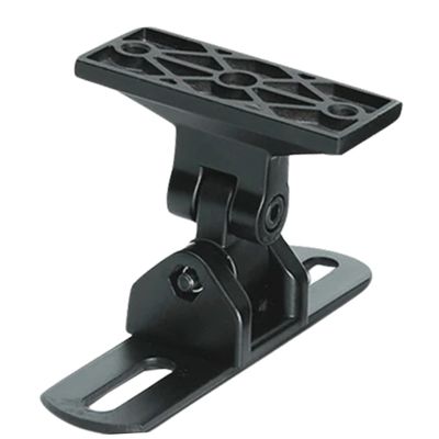 Healifty Adjustable Speaker Wall Mount Bracket with Horizontal Rotation and Pitch Tilt Durable Bookshelf and Surround Sound Speaker Stand for Living Room and Bedroom Includes Screws and