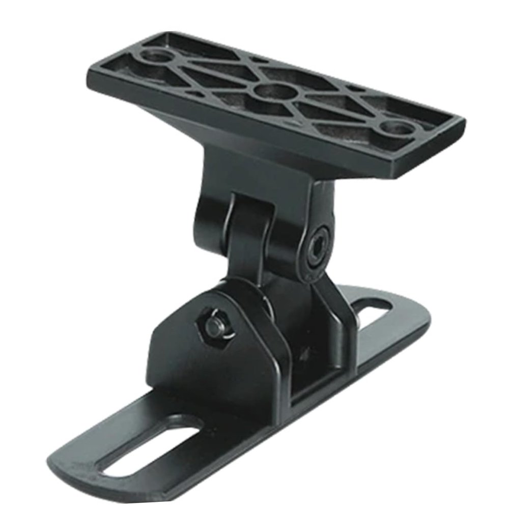 Healifty Adjustable Speaker Wall Mount Bracket with Horizontal Rotation and Pitch Tilt Durable Bookshelf and Surround Sound Speaker Stand for Living Room and Bedroom Includes Screws and