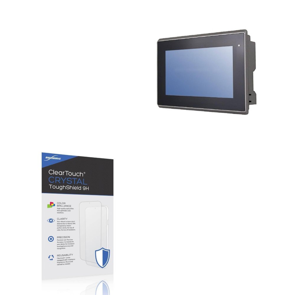 BoxWave Screen Protector Compatible With BSI Computer PMS8907 - ClearTouch Crystal ToughShield 9H (2-Pack), Clear 9H Tough Flexible Film Screen Protector
