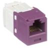 CJ688TGVL Pack of 5 Category 6 TX6 Plus Mini-Com UTP Jack Modules, Violet, TG Style, Toolless, RJ45 Ethernet High Performance Network Module, T568A/T568B Wiring view 4