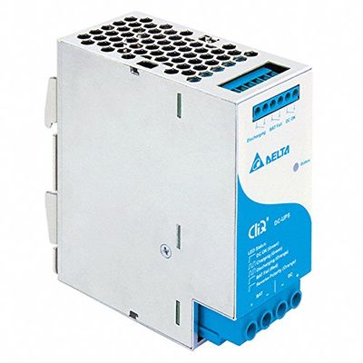 Delta Electronics DRU-24V40ABN CliQ II DIN Rail UPS Module, 24V 40A, 960W, 4.5 Min Backup