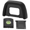 Haofy Camera Eyecup Viewfinder, Level Set, Cold Shoe Cover for D7200 D750 D5100 D600 D300s D300 D90 D80 with and Replacement view 1