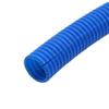 QQEURZSF 1/5/10M PP Insulated Corrugated Pipe 11.6mm-32mm Wire Hose Threading Hose Plastic Corrugated Pipe Protective Sleeve(Blue Open,AD 11.6 x ID 8mm,1m) view 1
