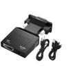 FTOMIKA VGA to HDMI-Compatible Converter 1080P Male to Female with Audio Adapter for PC HD TV Projector view 2