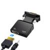 FTOMIKA VGA to HDMI-Compatible Converter 1080P Male to Female with Audio Adapter for PC HD TV Projector view 4
