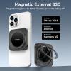 fanxiang 2TB Magnetic Portable SSD with 360 Rotating Stand, Up to 2000MB/s, USB-C 3.2 Gen 2x2 External Solid State Drive,Compatible with iPhone 15/16, Android,Mac, PC, and Tablets view 3