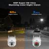 Hiseeu 5MP Wireless Security Camera System, 8PCS PTZ & Bullet Cameras with 3TB HDD, WiFi Pro & Plug-in Connection, IP66 Waterproof, Smart Motion Alerts, Long-Range Signal, 24/7 Surveillance NVR Kit view 2