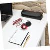 SHINEOFI Wired Clip Ear Hook Stereo Headphones Red Noise Isolating Earbuds Compatible with Player Computer Tv Durable Cable Comfortable Fit view 2